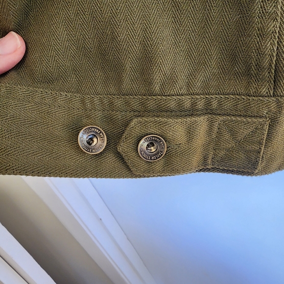 Taylor Stitch The Long Haul Jacket in Olive Herringbone - Picture 9 of 16